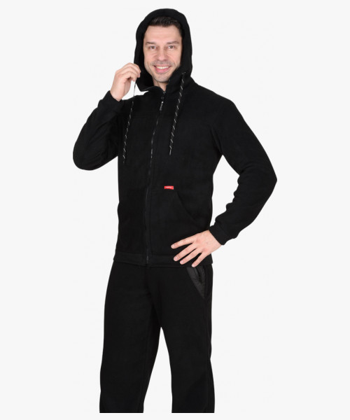 Куртка флисовая СИРИУС-МЕРКУРИЙ черная