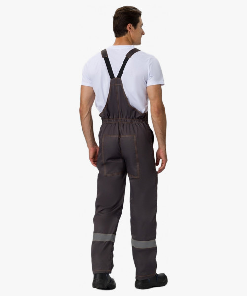 Костюм лесоруба Волат-Урбан СОП (тк.Нортон,262) п/к, серый/черный/оранжевый