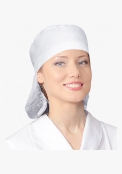 Колпак с сеткой белый, плотность 115 гр/м2