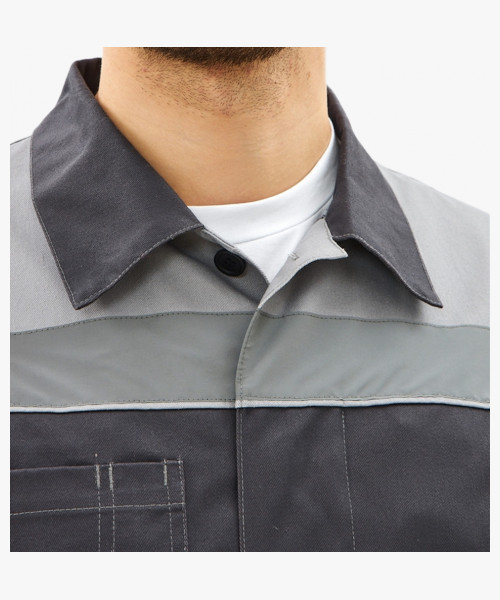 Костюм Липецк-2 СОП CH (тк.Смесовая,280) п/к, т.серый/св.серый