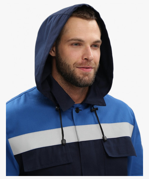 Костюм Эксперт-Антистат МВО NEW (тк.Смесовая,250) п/к, т.синий/васильковый