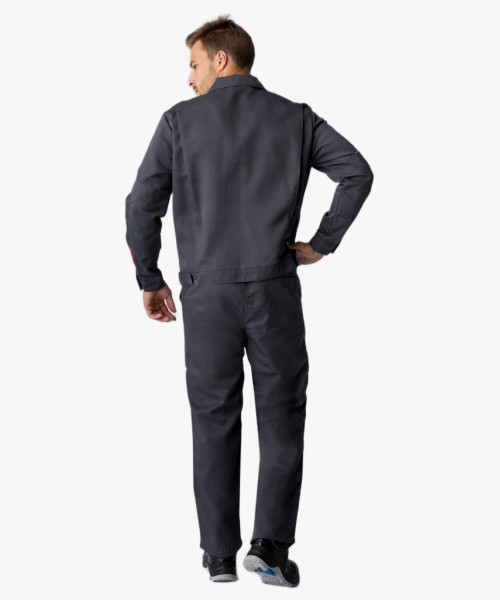 Костюм Флофт-1 (тк.Смесовая,210) брюки, т.серый/серый