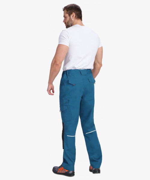 Брюки ProfLineSpecialist (тк.РипСтоп,240), циан/черный