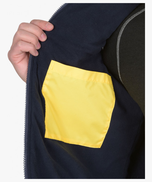 Жилет СИРИУС-ЕВРОПА удлинённый (на подкладке флис синий) желтый