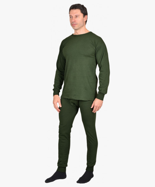 Бельё нательное трикотажное (лето) пл,180 гр/м2, оливковое,100% х/б (ЧЗ)