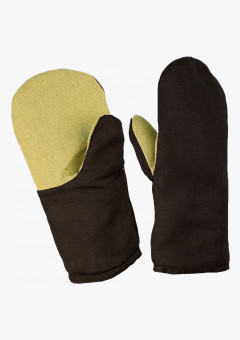 Рукавицы утепленные с брезентовым наладонником (диагональ/брезент/ватин/спанбонд