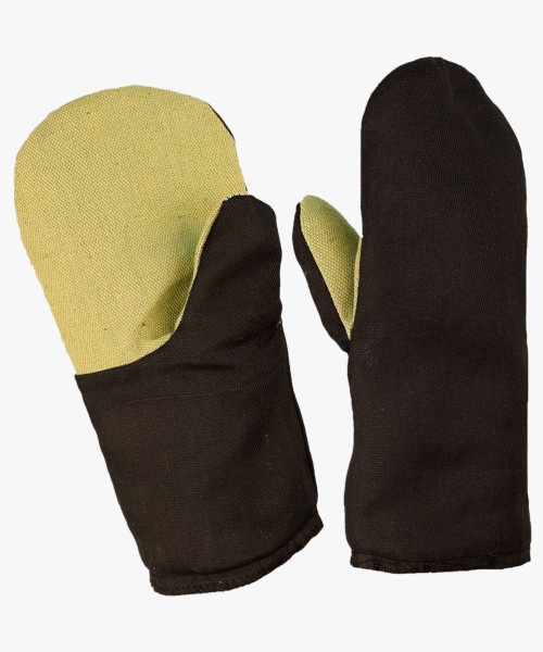 Рукавицы утепленные с брезентовым наладонником (диагональ/брезент/ватин/спанбонд