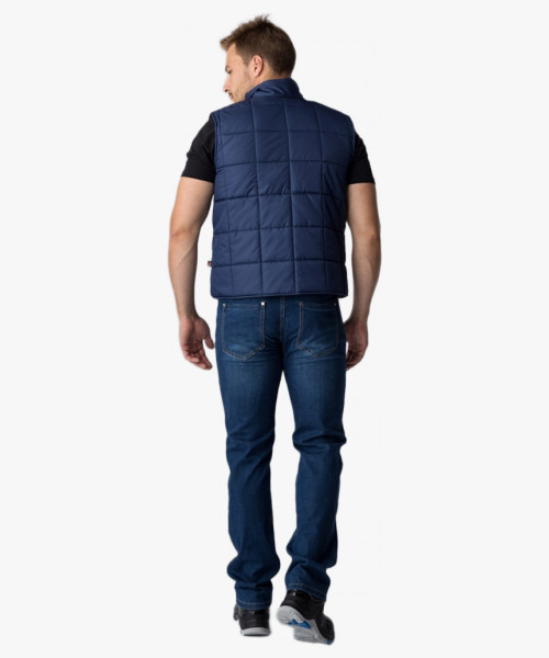 Жилет утепленный Офис (Дюспо), темно-синий