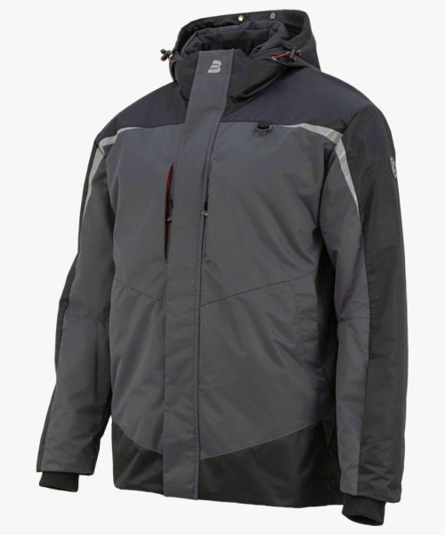 Куртка зимняя рабочая Brodeks KW 231, цвет серый, чёрный