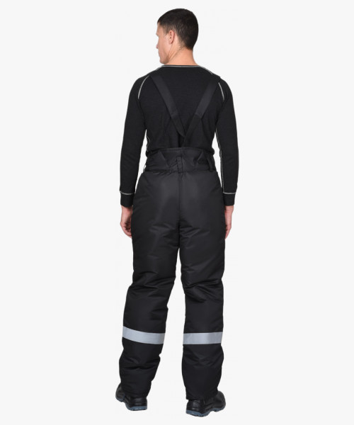 Брюки СИРИУС-АЛЕКС зимние, черные с СОП