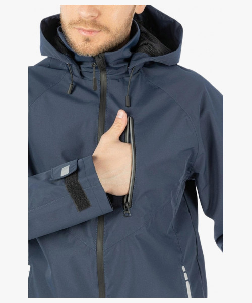 Куртка-парка летняя мужская Brodeks KS213, цвет синий