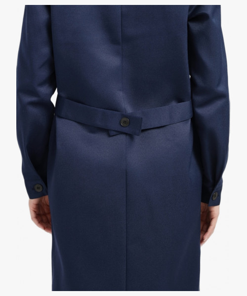 Халат женский Лигор (тк.Смесовая,210), т.синий/васильковый