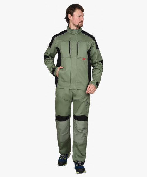 Куртка СИРИУС-ЦИТРИН светло-оливковый с черным