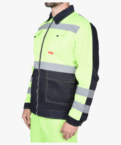 Костюм мужской СИРИУС-МАГИСТРАЛЬ-ЛЮКС куртка, брюки, лимонный