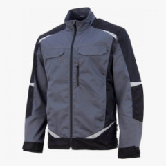 Куртка летняя мужская Brodeks KS202, цвет серый, чёрный