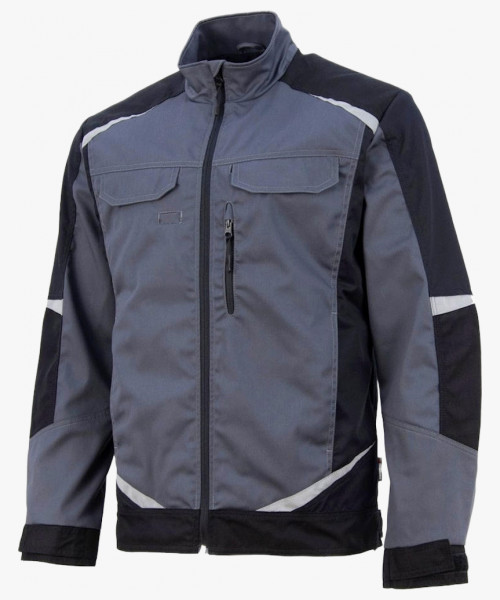 Куртка летняя мужская Brodeks KS202, цвет серый, чёрный