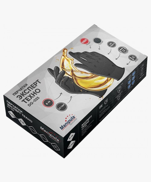 Перчатки Manipula Specialist® Эксперт Техно (нитрил 0,20мм, упак.25 пар), DG-025