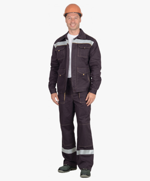 Костюм СИРИУС-ТРОЯ куртка, брюки 100% х/б, пл. 320 г/кв.м