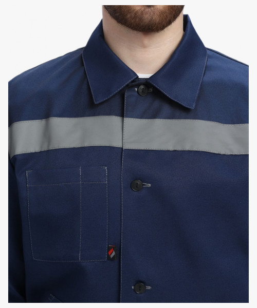 Костюм Лигор-1 СОП (тк.Смесовая,210) брюки, т.синий