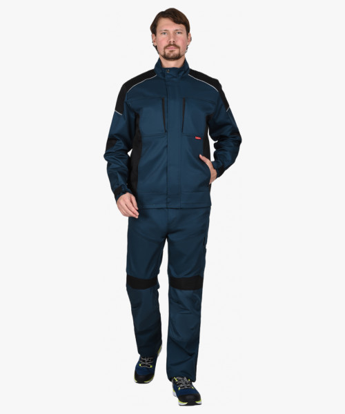 Куртка СИРИУС-ЦИТРИН морена с черным