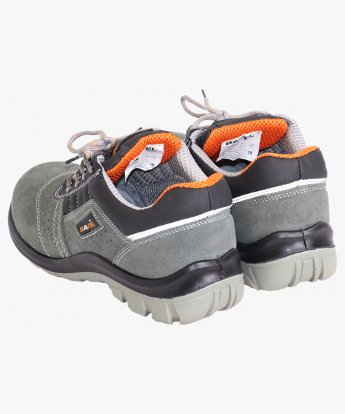 Полуботинки УНИВЕРСАЛ, замша (серые), ПКП, ПУ-ПУ