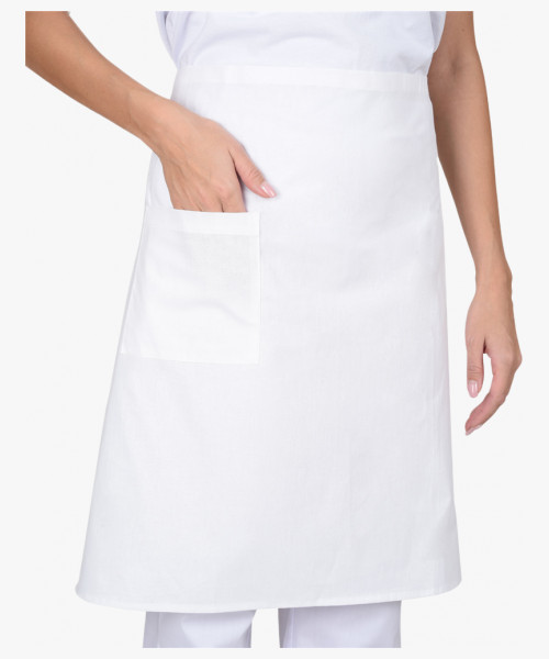 Фартук повара без грудки (бязь) белый