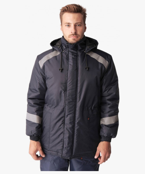 Куртка зимняя Прогресс (Оксфорд), темно-синий