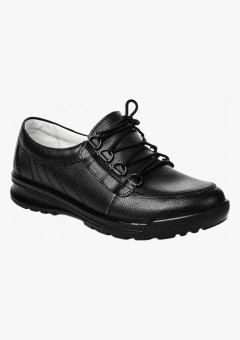 Туфли женские нат. кожа Света ПВХ ALMI (арт. 5964-07101), черный