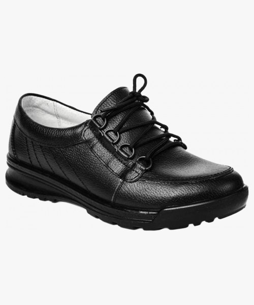 Туфли женские нат. кожа Света ПВХ ALMI (арт. 5964-07101), черный