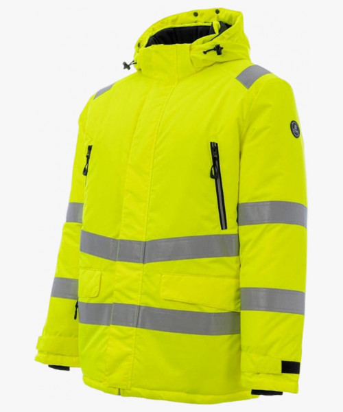 Куртка-парка сигнальная зимняя Brodeks KW220, цвет жёлтый