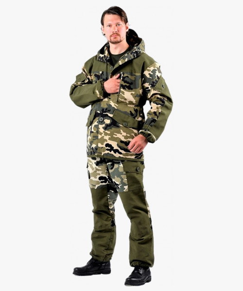 Костюм мужской Горка-Тактик д/сезонный (тк.Рип-стоп,220), КМФ Мультикам/хаки