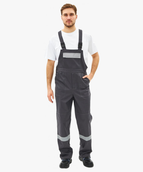 Костюм Липецк-2 СОП CH (тк.Смесовая,280) п/к, т.серый/св.серый