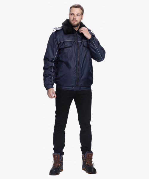 Куртка зимняя Старт (тк.Оксфорд), т.синий