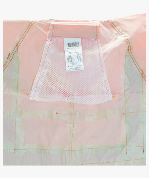 Плащ влагозащитный сигнальный с СОП SIRIUS Профи (225 гр/м2) оранжевый (ЧЗ)