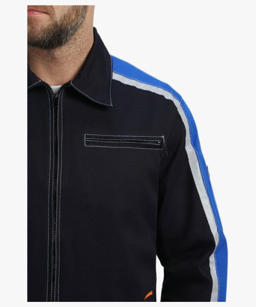 Костюм Джет IMP (тк.Саржа,320) п/к, т.синий/васильковый