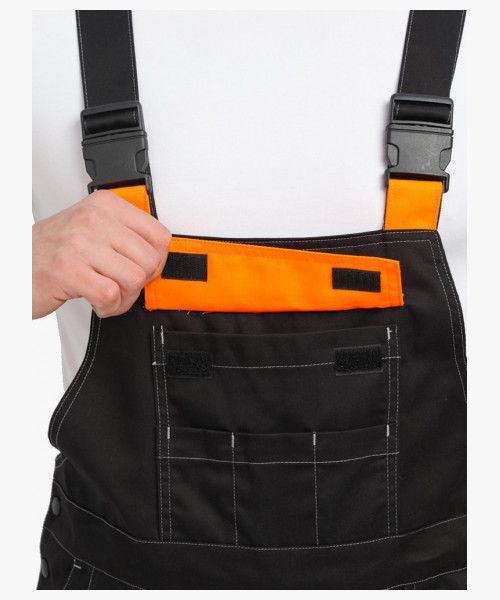 Костюм Виват-2 Премиум CH МВО (тк.Смесовая,240) п/к, черный/оранжевый