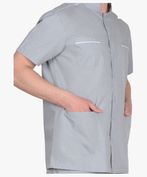 Костюм СИРИУС-МЕДИК мужской светло-серый