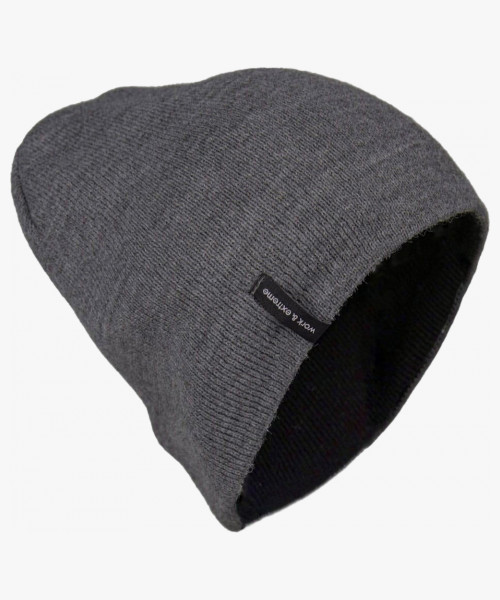 Шапка Brodeks Light Bicolor, цвет чёрный, серый