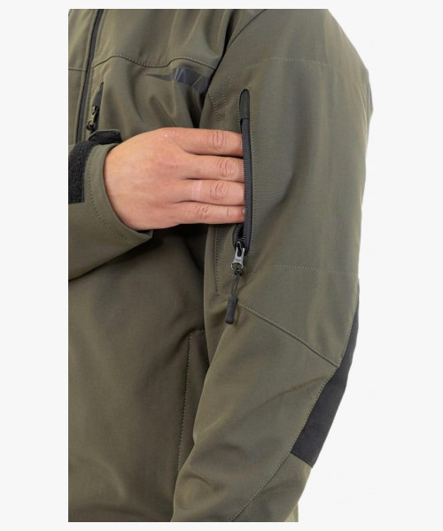 Куртка софтшелл летняя мужская Brodeks KS207, цвет хаки