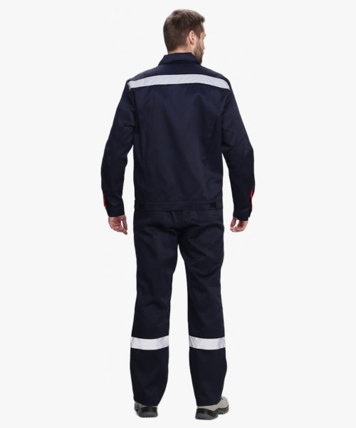 Костюм Флофт-2 СОП (тк.Смесовая,210) п/к, т.синий/васильковый/красный