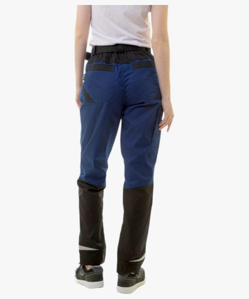 Брюки рабочие женские Brodeks KS328, цвет синий, чёрный