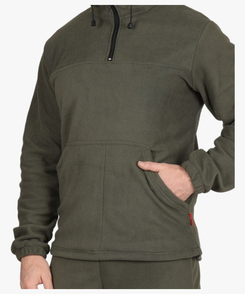 Костюм флисовый куртка, брюки оливковый