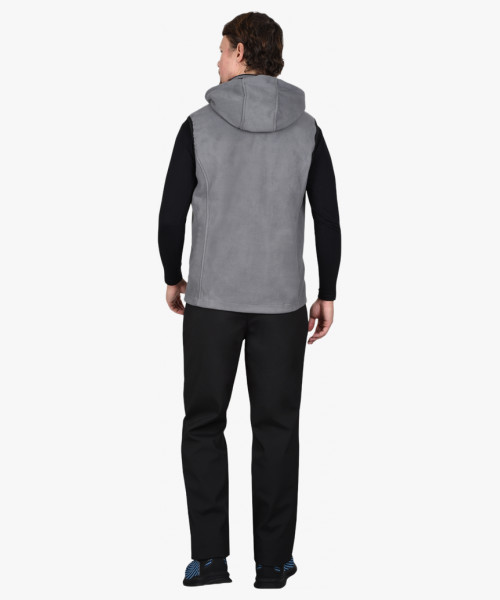 Жилет СИРИУС-ТЕХНО серый (флис дублированный)