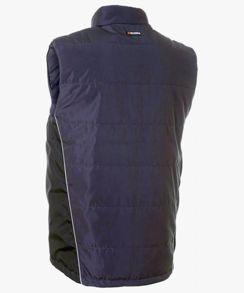 Жилет утеплённый Brodeks KW101, цвет серый, чёрный