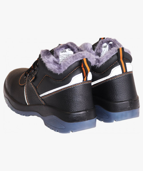 Ботинки ЕВРОПА-ЗИМА Р, кожа, иск. мех, ПУ-ТПУ