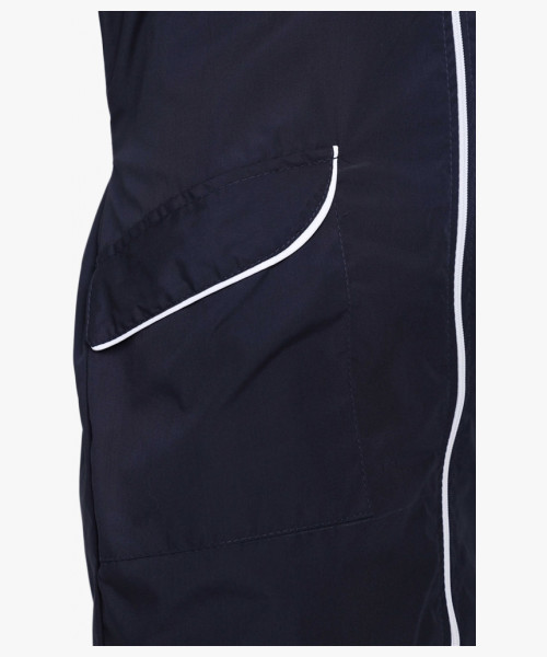 Халат женский Стелла (тк.ТиСи), т.синий/белый