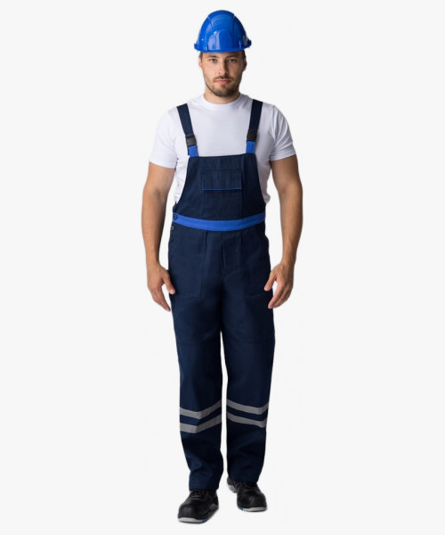 Костюм для ИТР (тк.Саржа,250) п/к, т.синий/васильковый