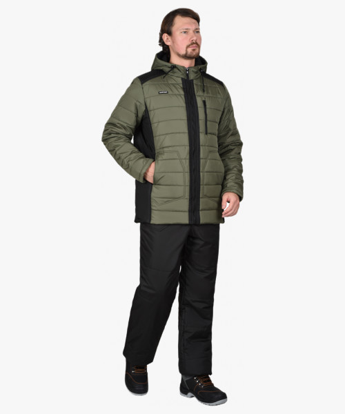 Куртка СИРИУС-УРБАН хаки с черным