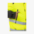 Куртка-парка сигнальная зимняя Brodeks KW217, цвет жёлтый, чёрный