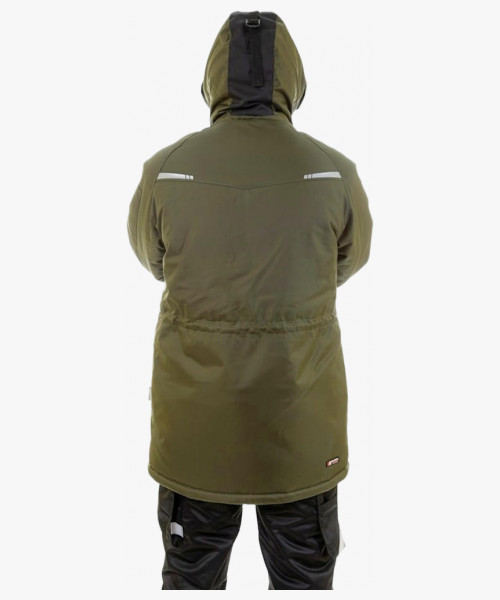 Куртка-парка зимняя мужская Brodeks KW215, цвет хаки